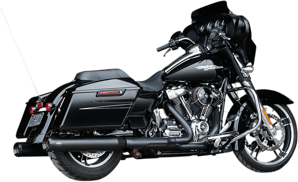 S&S CYCLES-GNX 4.5" Slip-On Mufflers / '17-'22 Bagger-Exhaust - Slip Ons-MetalCore Harley Supply