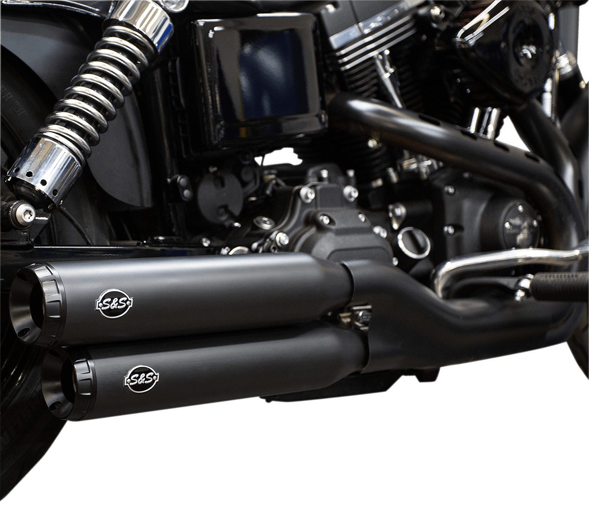 S&S CYCLES-Grand National Slip-On Mufflers / '99-'17 Dyna-Exhaust - Slip Ons-MetalCore Harley Supply