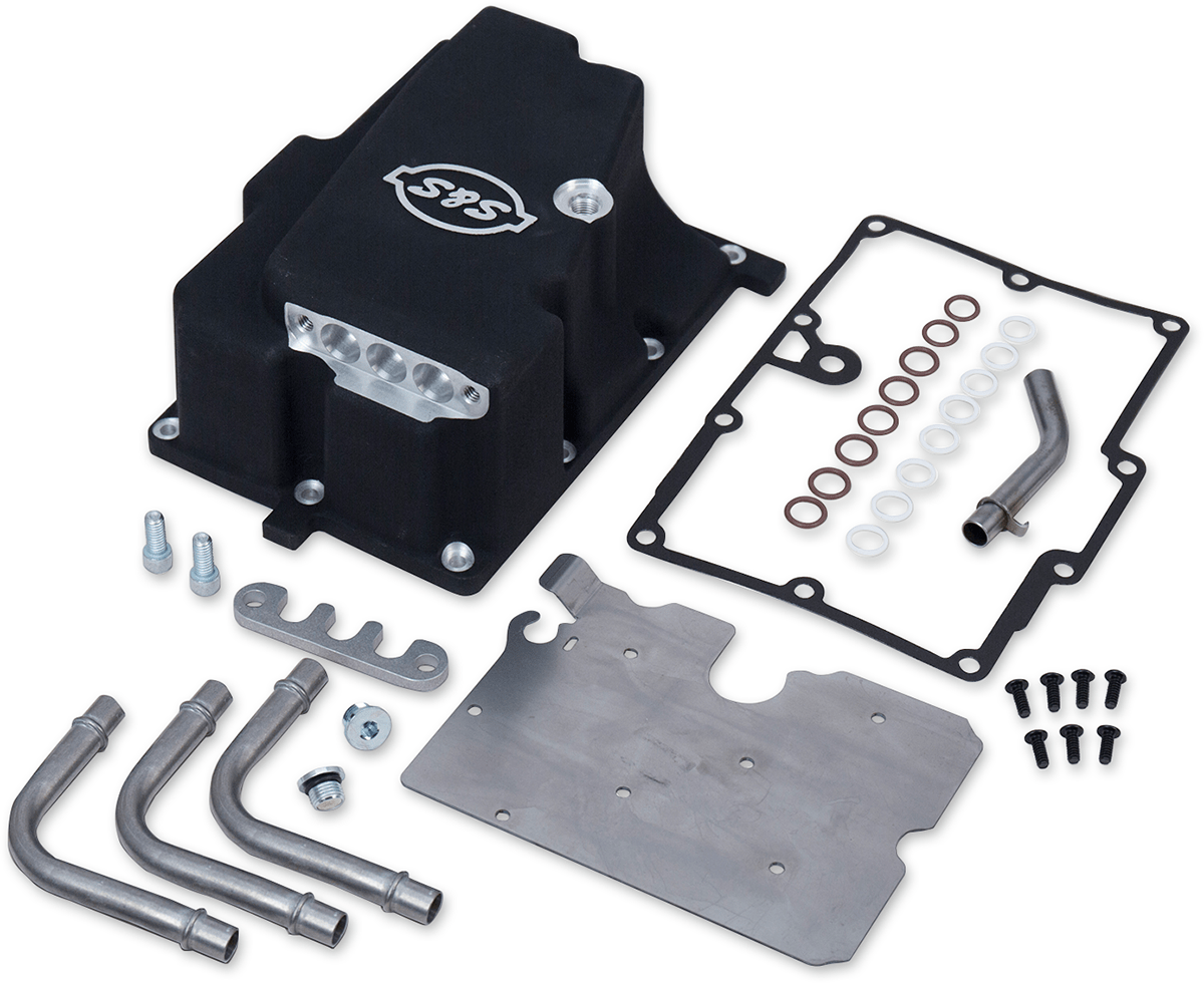 S&S CYCLES-Long-Block Installation Kit-Oil Pan-MetalCore Harley Supply