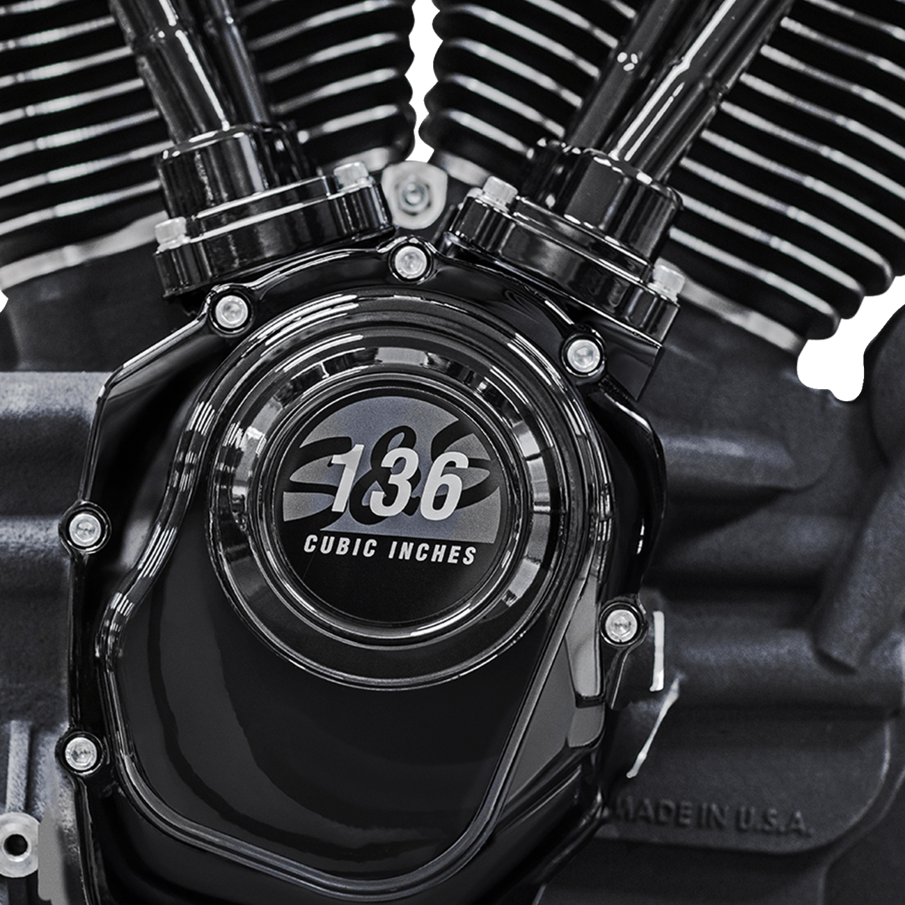 S&S CYCLES-MK136 Black Edition M8 Engine / M8 Bagger-Engine-MetalCore Harley Supply