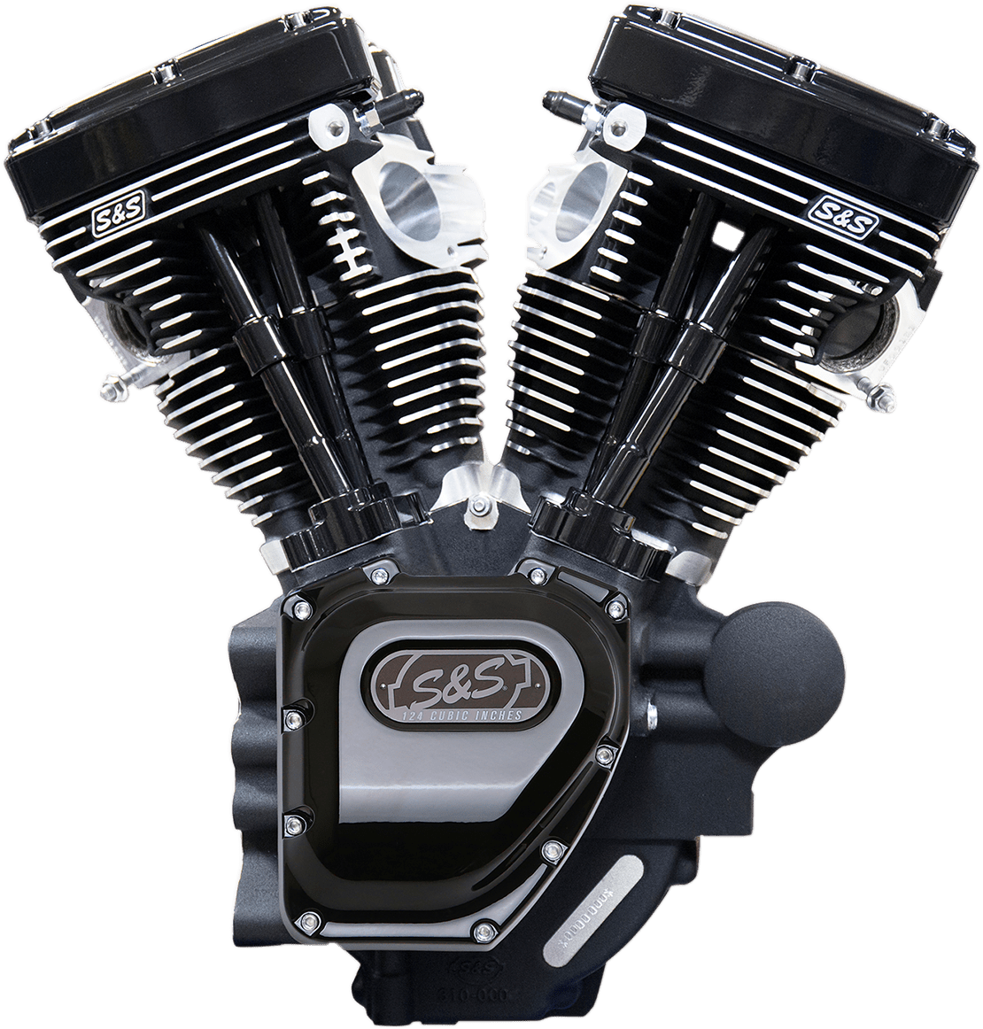 S&S CYCLES-T124 Low Compression Long Block Twin Cam Engines / '99-'17 Big Twins-Engine-MetalCore Harley Supply