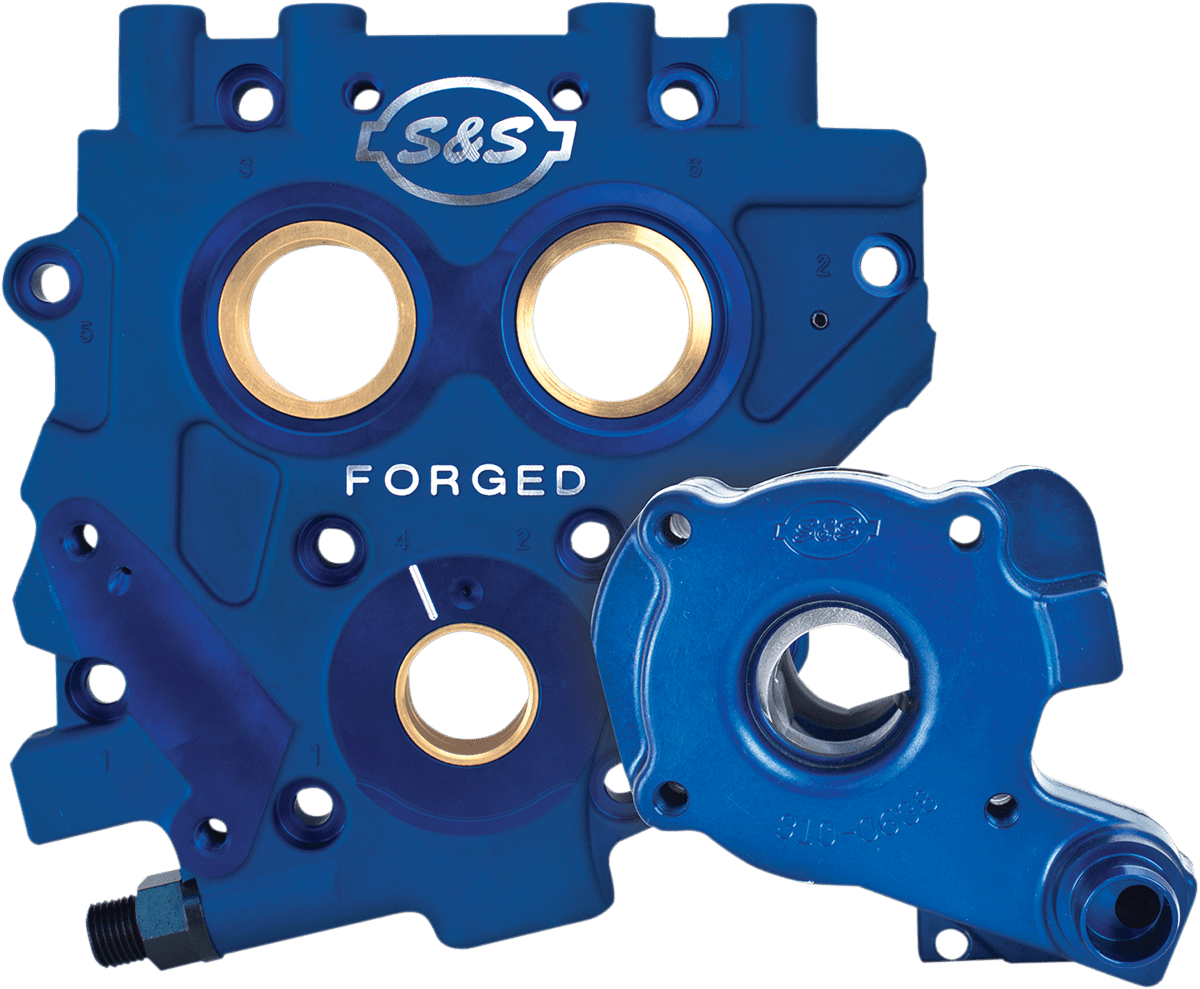 S&S CYCLES - TC3 Oil Pump and Cam Support Plate Kit / '99 - '17 Twin Cam - Cam Plate / Oil Pump - MetalCore Harley Supply
