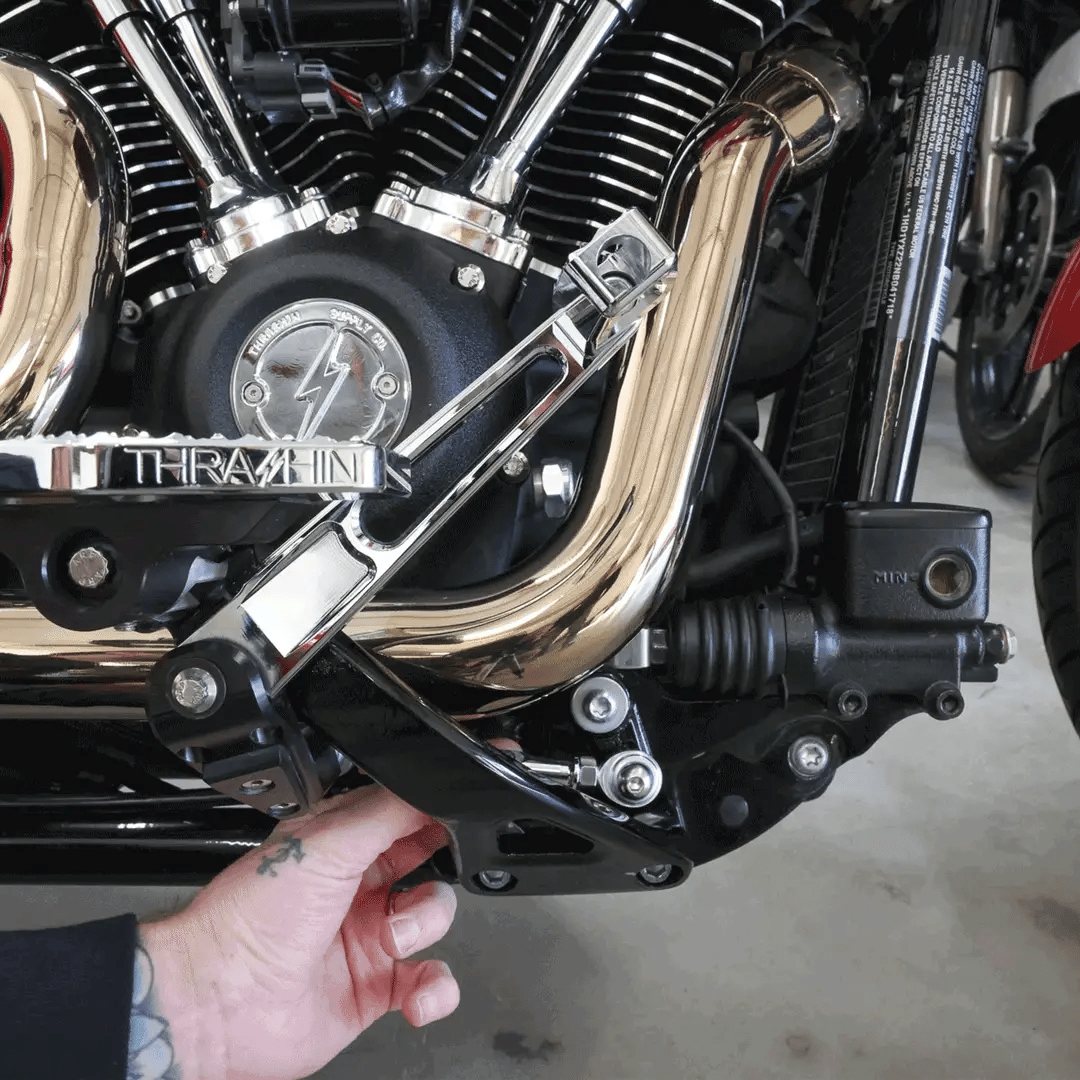 THRASHIN SUPPLY CO.-Adjustable Brake Linkage / M8 Softail-Brake Linkage-MetalCore Harley Supply
