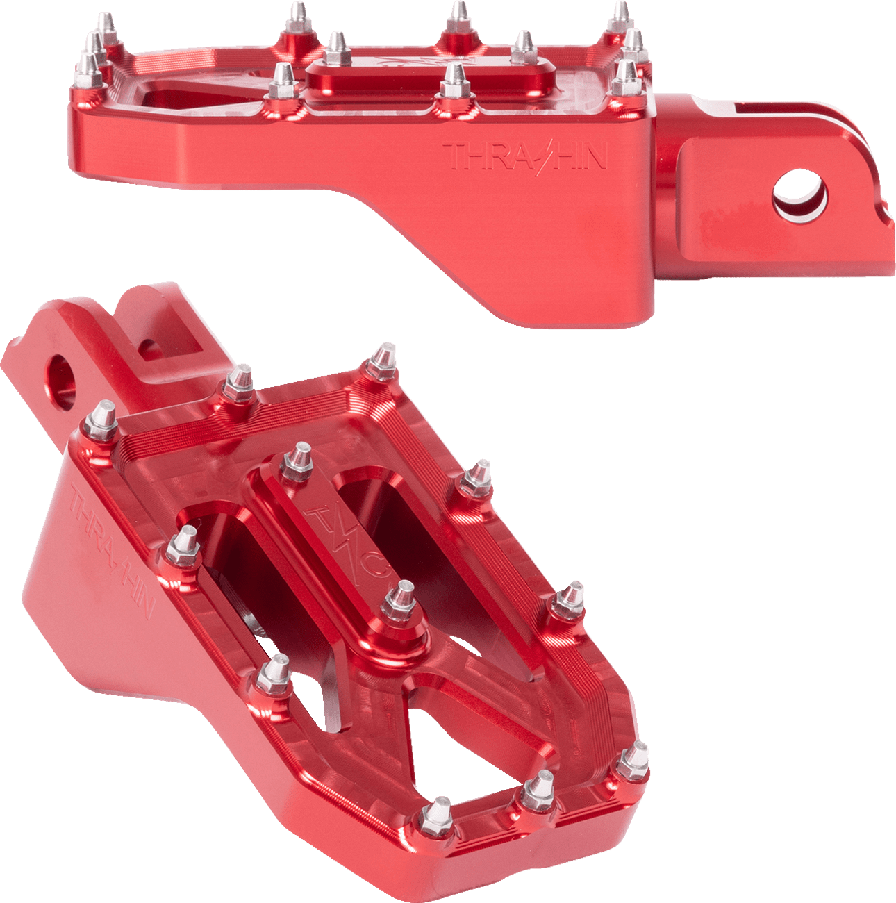 THRASHIN SUPPLY CO.-Aggressor Foot Pegs Front - MetalCore Harley Supply