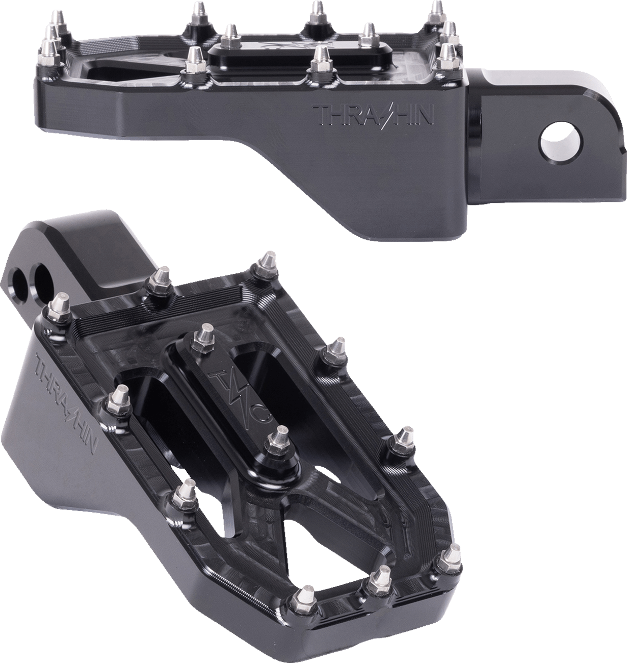 THRASHIN SUPPLY CO.-Aggressor Foot Pegs Rear - MetalCore Harley Supply