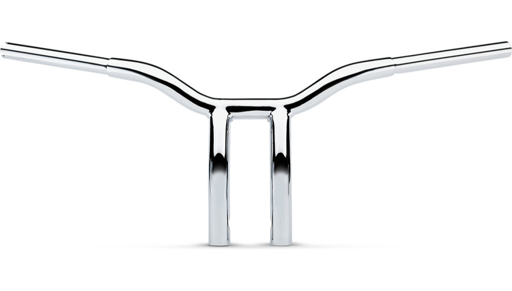 LA CHOPPERS-1 1/4" One Piece Kage Fighter Pull Back T bars / Chrome-Handlebars / Risers-MetalCore Harley Supply