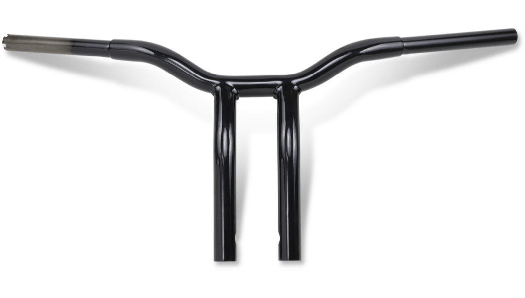 LA CHOPPERS-1 1/4" One Piece Kage Fighter Pull Back T bars / Gloss Black-Handlebars / Risers-MetalCore Harley Supply