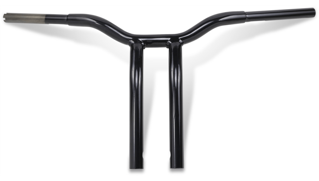 LA CHOPPERS-1 1/4" One Piece Kage Fighter Pull Back T bars / Gloss Black-Handlebars / Risers-MetalCore Harley Supply