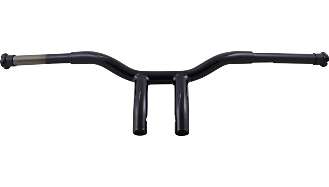 LA CHOPPERS-1 1/4" One Piece Kage Fighter Pull Back T bars / Gloss Black-Handlebars / Risers-MetalCore Harley Supply