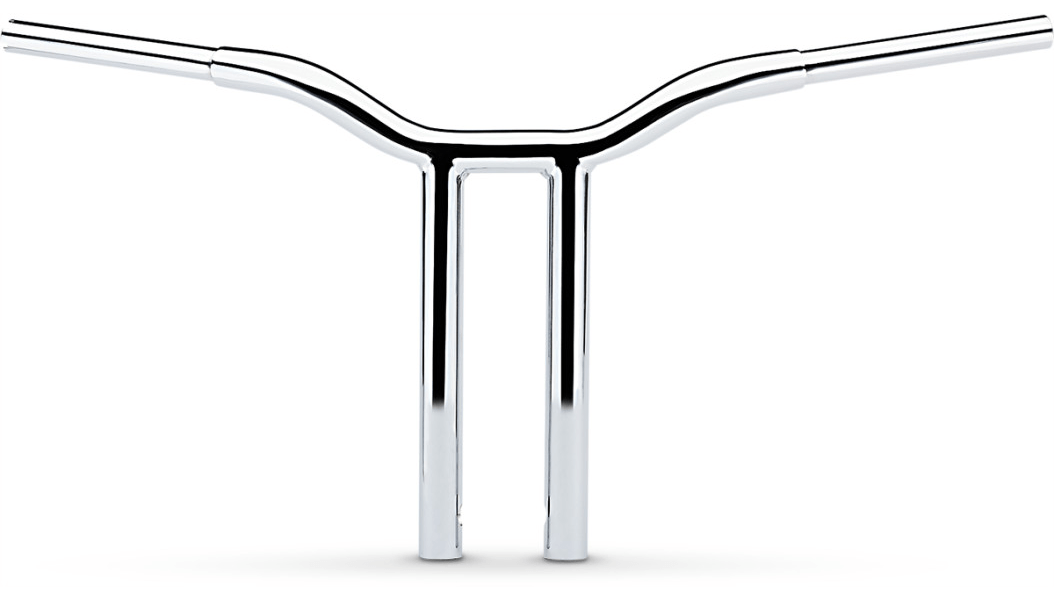 LA CHOPPERS-1 1/4" One Piece Kage Fighter T bars / Chrome-Handlebars / Risers-MetalCore Harley Supply
