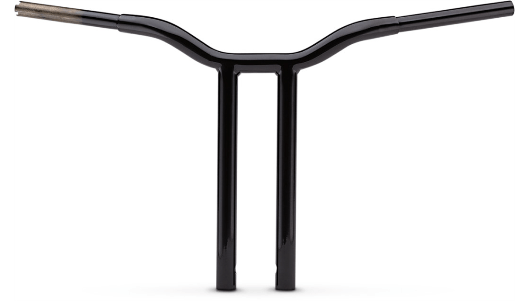 LA CHOPPERS-1 1/4" One Piece Kage Fighter T bars / Gloss Black-Handlebars / Risers-MetalCore Harley Supply