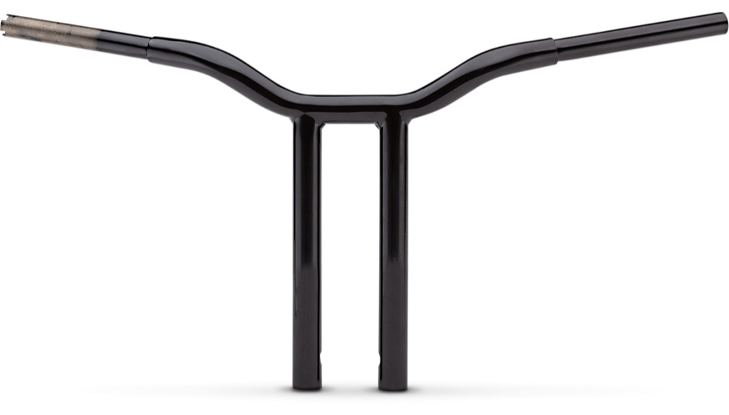 LA CHOPPERS-1 1/4" One Piece Kage Fighter T bars / Gloss Black-Handlebars / Risers-MetalCore Harley Supply