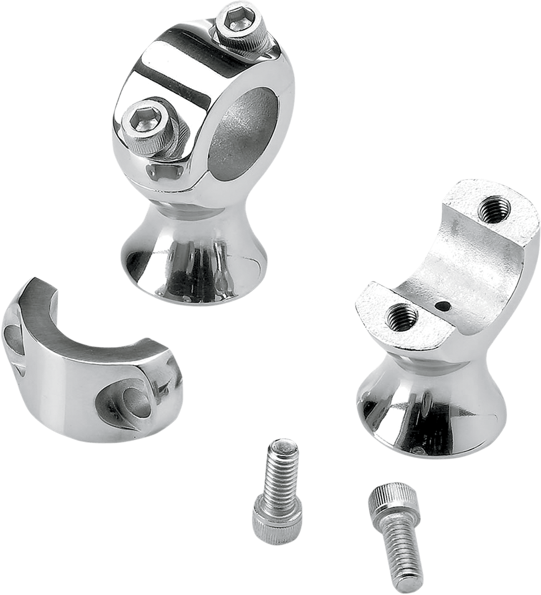 BILTWELL-1-3/4" Slimline Handlebar Risers / 1" Bars-Risers-MetalCore Harley Supply