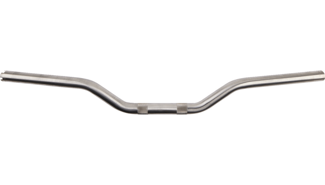 SLYFOX-1" Brushed Stainless Handlebars-Handlebars-MetalCore Harley Supply
