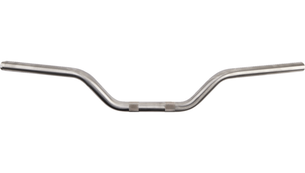 SLYFOX-1" Brushed Stainless Handlebars-Handlebars-MetalCore Harley Supply