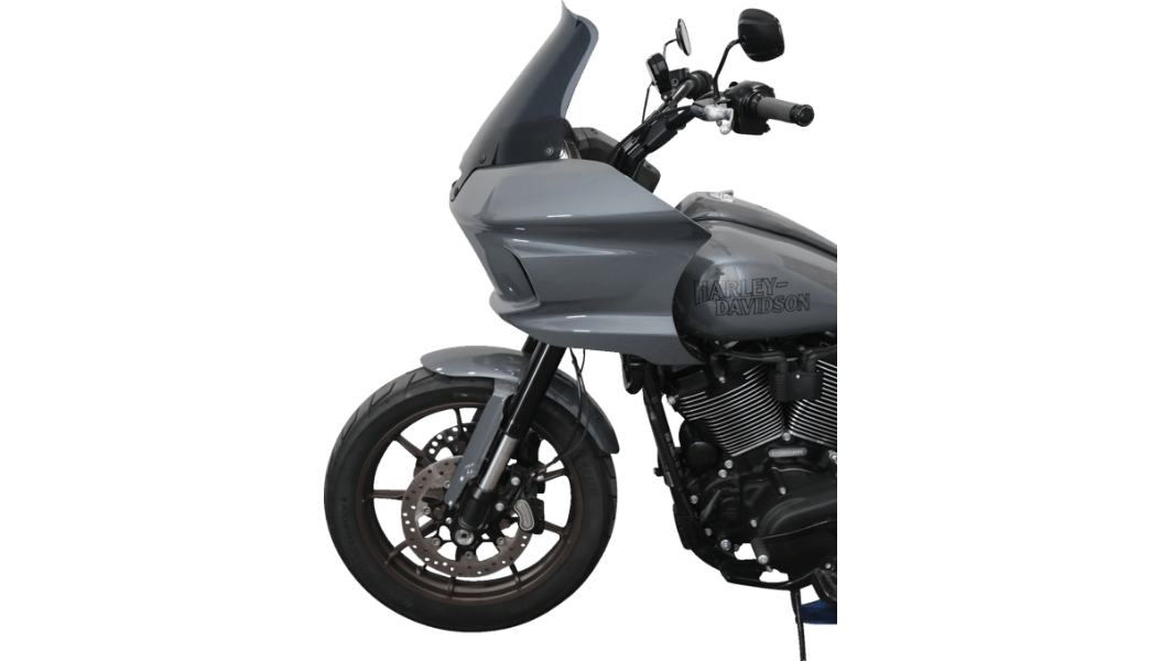 KLOCK WERKS-10" Flareâ„¢ Windshield / FXLRST-Windshields-MetalCore Harley Supply