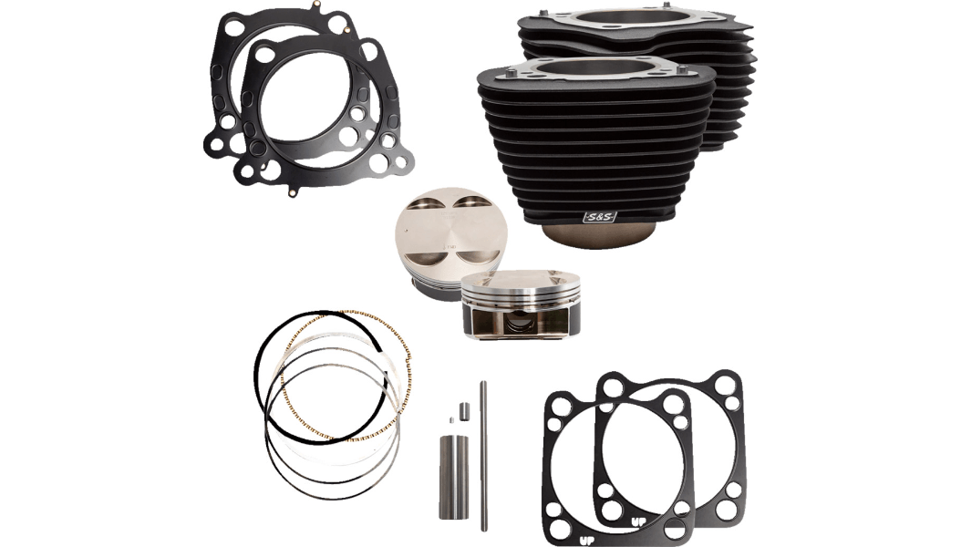 S&S CYCLES-128" Big Bore Cylinder Kit for 114" and 117" / M8-Big Bore Kit-MetalCore Harley Supply