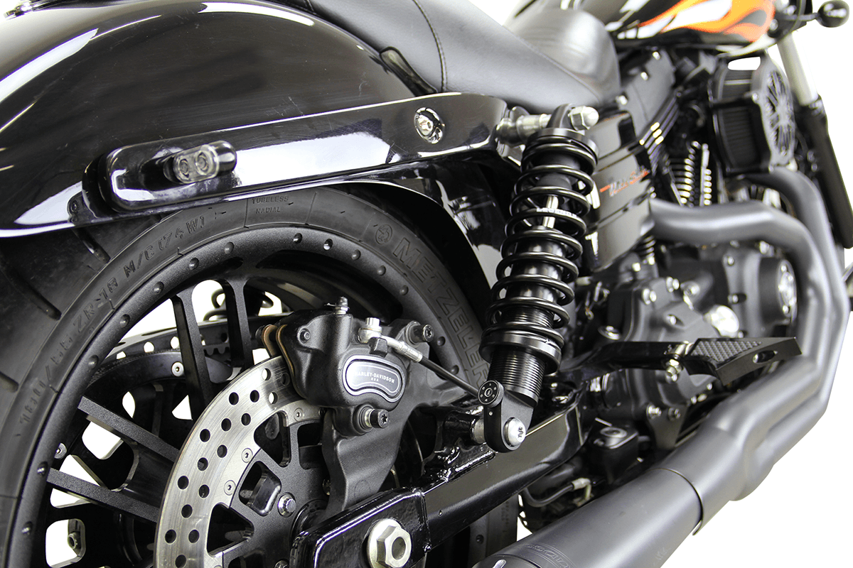 LEGEND SUSPENSION-13" REVO-A Adjustable Coil Suspension / '91-'17 Dyna-Shocks-MetalCore Harley Supply
