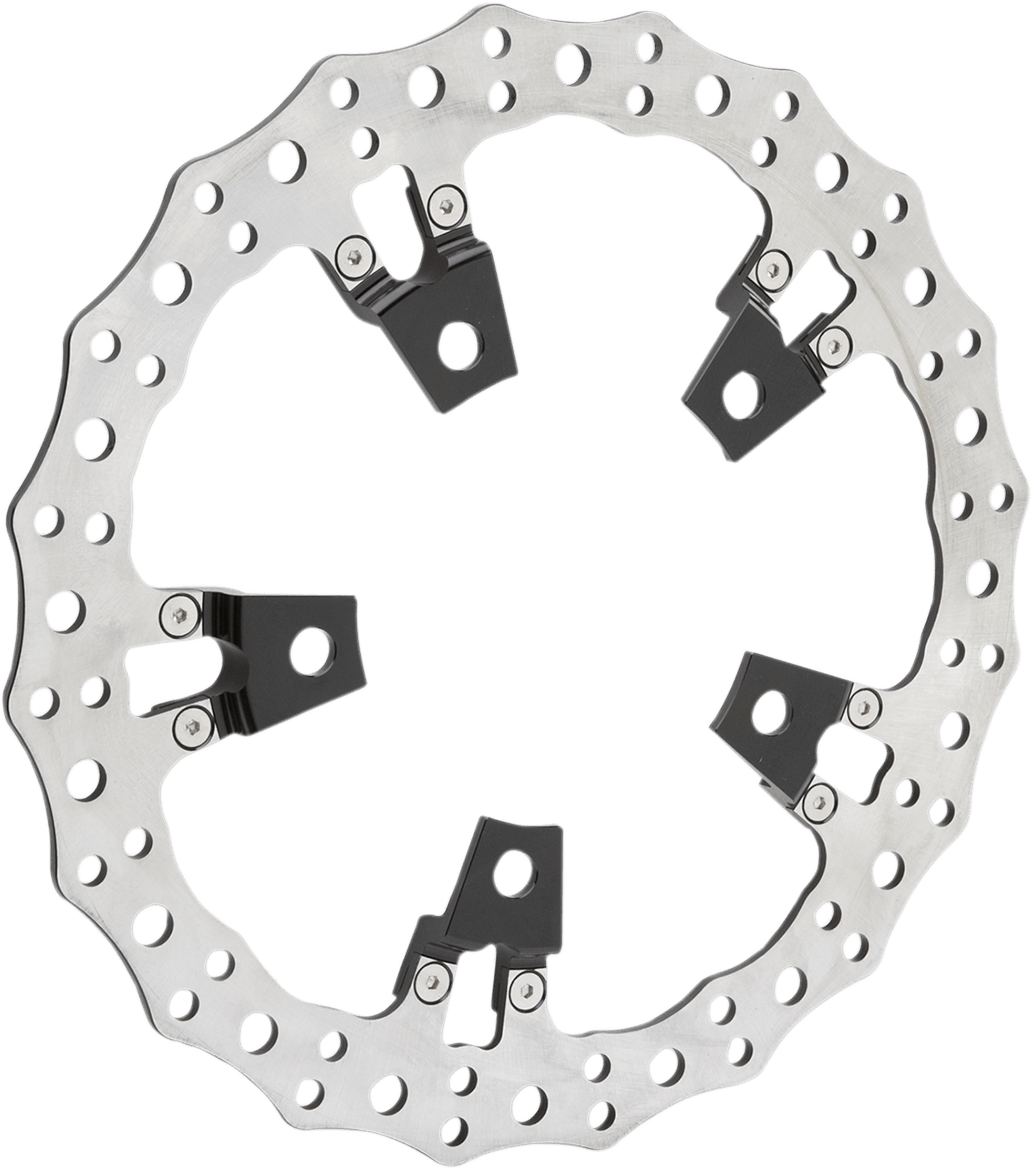 ARLEN NESS-14" Jagged Floating Rotor / '14-'22 Bagger-Rotors-MetalCore Harley Supply