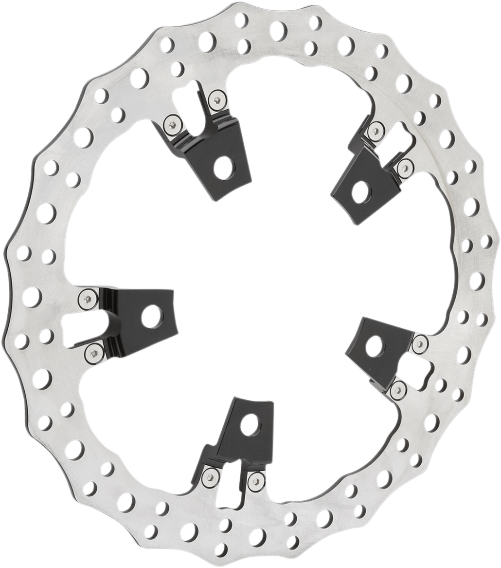 ARLEN NESS-14" Jagged Floating Rotor / '14-'22 Bagger-Rotors-MetalCore Harley Supply