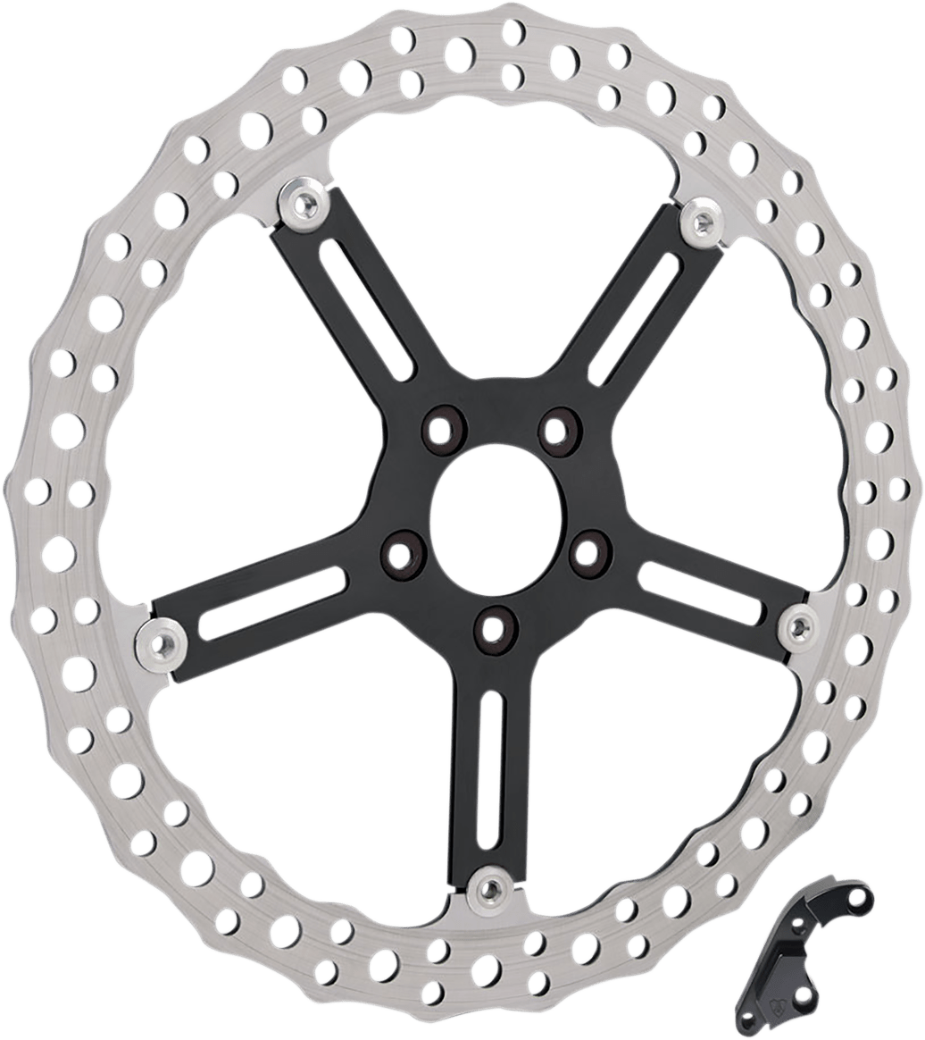 ARLEN NESS-15" Big Brake Jagged Floating Rotor Kits / '00-'22-Rotors-MetalCore Harley Supply