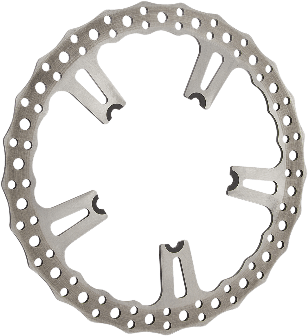 ARLEN NESS-15" Big Brake Jagged Floating Rotor Kits / '00-'22-Rotors-MetalCore Harley Supply