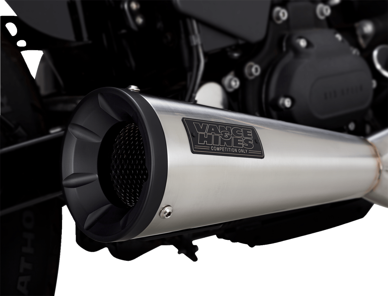 VANCE & HINES-2-into-1 Upsweep Exhaust System / '91-'17 Dyna-Exhaust - 2 into 1-MetalCore Harley Supply