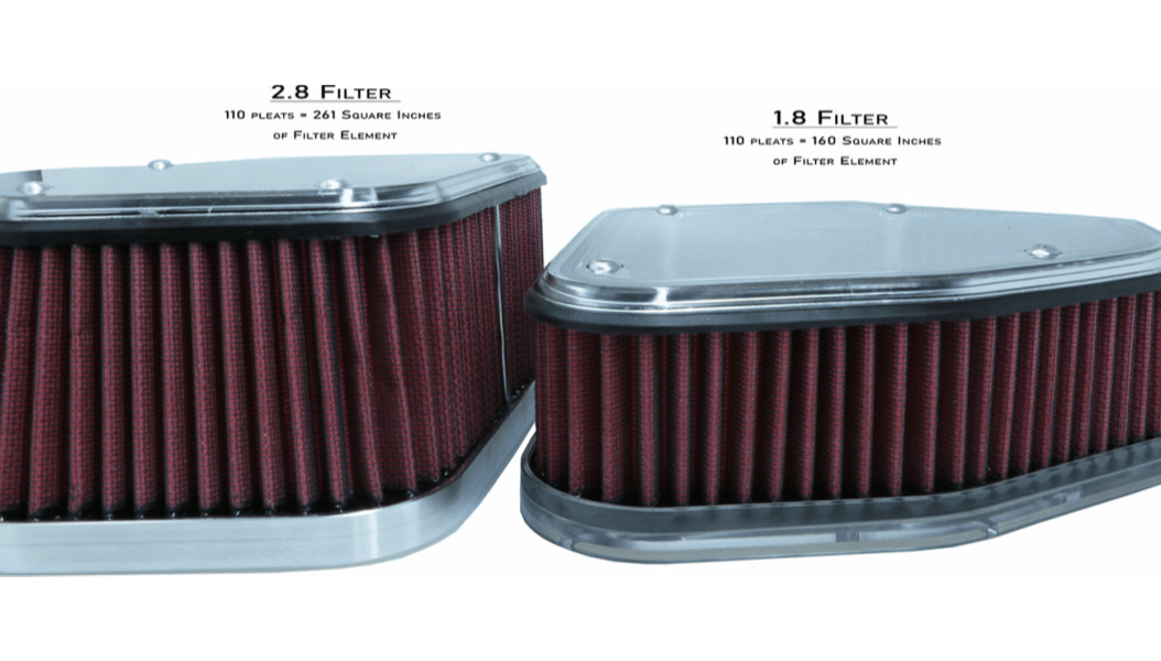 ALLOY ART-2.8" "Boom Box" Max Volume M8 Air Cleaner / M8 - M8 Bagger-Air Filter-MetalCore Harley Supply