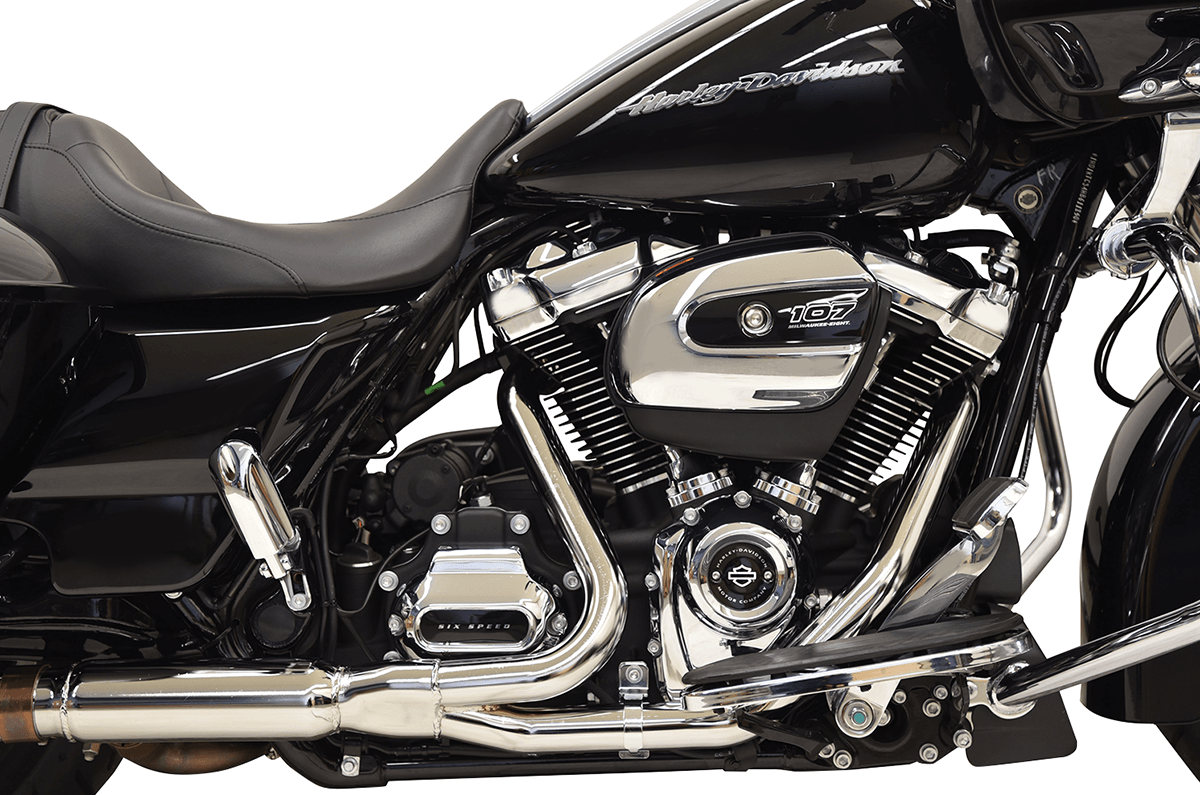 BASSANI-2x2 Dual Headpipes / '17-'21 Bagger-Exhaust - Dual-MetalCore Harley Supply