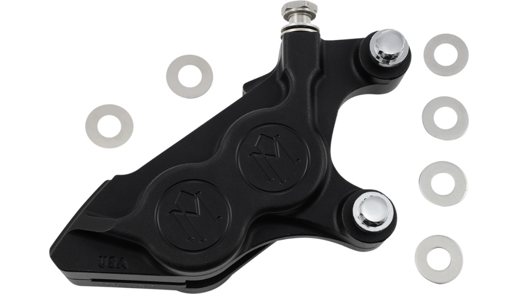PERFORMANCE MACHINE-4-Piston Caliper / '08 and Up 11.8" Rotors-Caliper-MetalCore Harley Supply