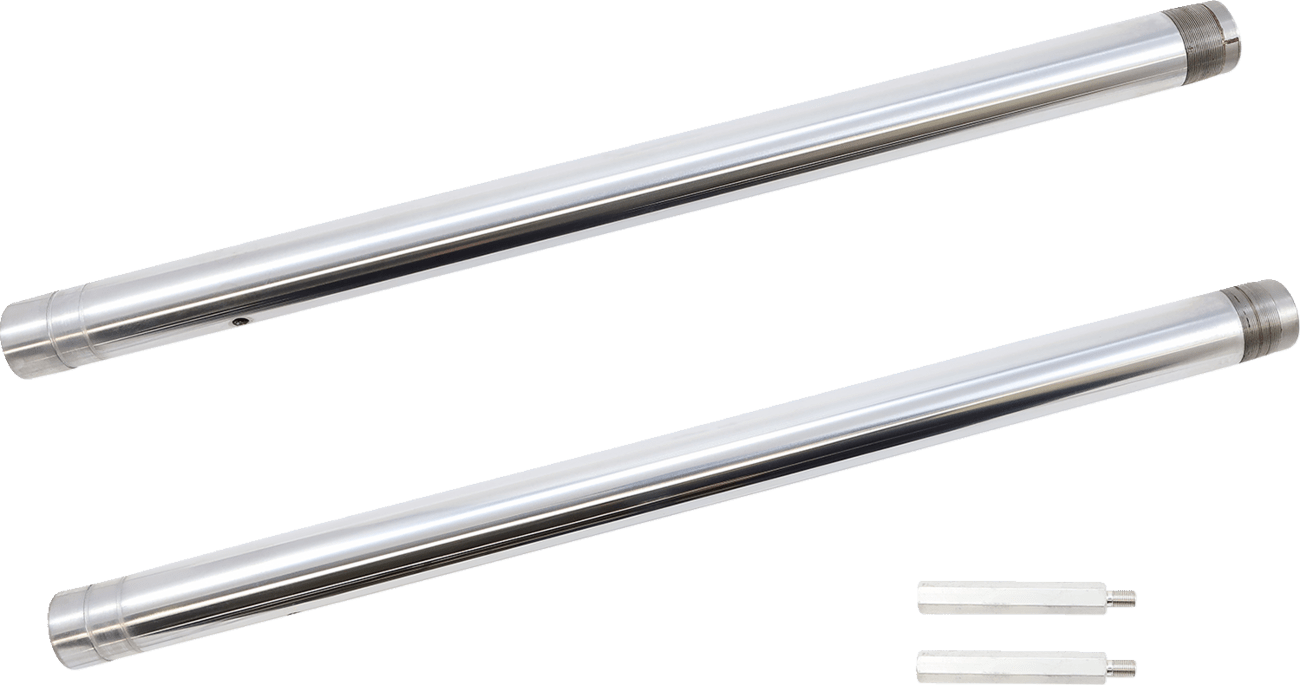 CUSTOM CYCLE ENGINEERING-43mm Inverted Ultra Chrome Fork Tubes-Fork Tubes-MetalCore Harley Supply