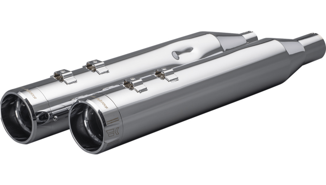 KHROME WERKS-4.50" HP-PLUS Slip on Mufflers / '99-'22 Bagger-Exhaust - Slip Ons-MetalCore Harley Supply