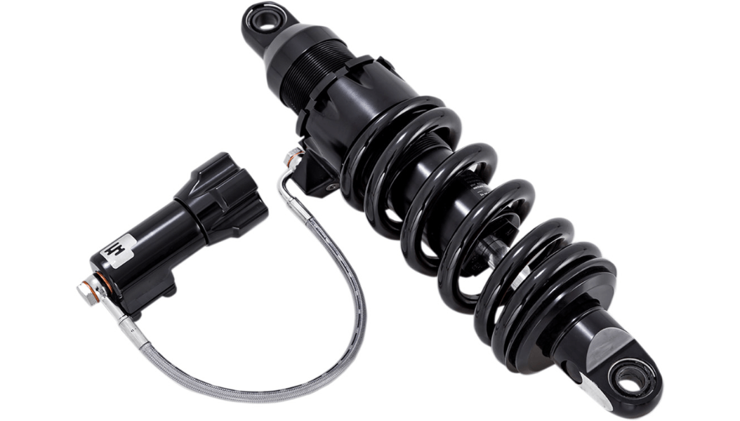 PROGRESSIVE SUSPENSION-465 w/ Remote Adj. Preload / M8-Shocks - Remote Reservoir-MetalCore Harley Supply
