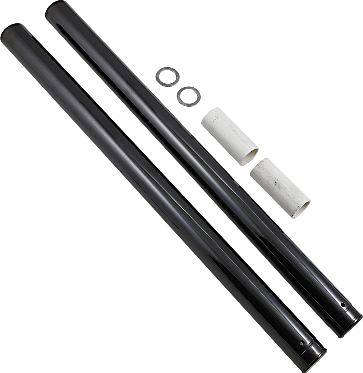 CUSTOM CYCLE ENGINEERING-49mm Black Fork Tubes / '06-'17 Dyna-Fork Tubes-MetalCore Harley Supply