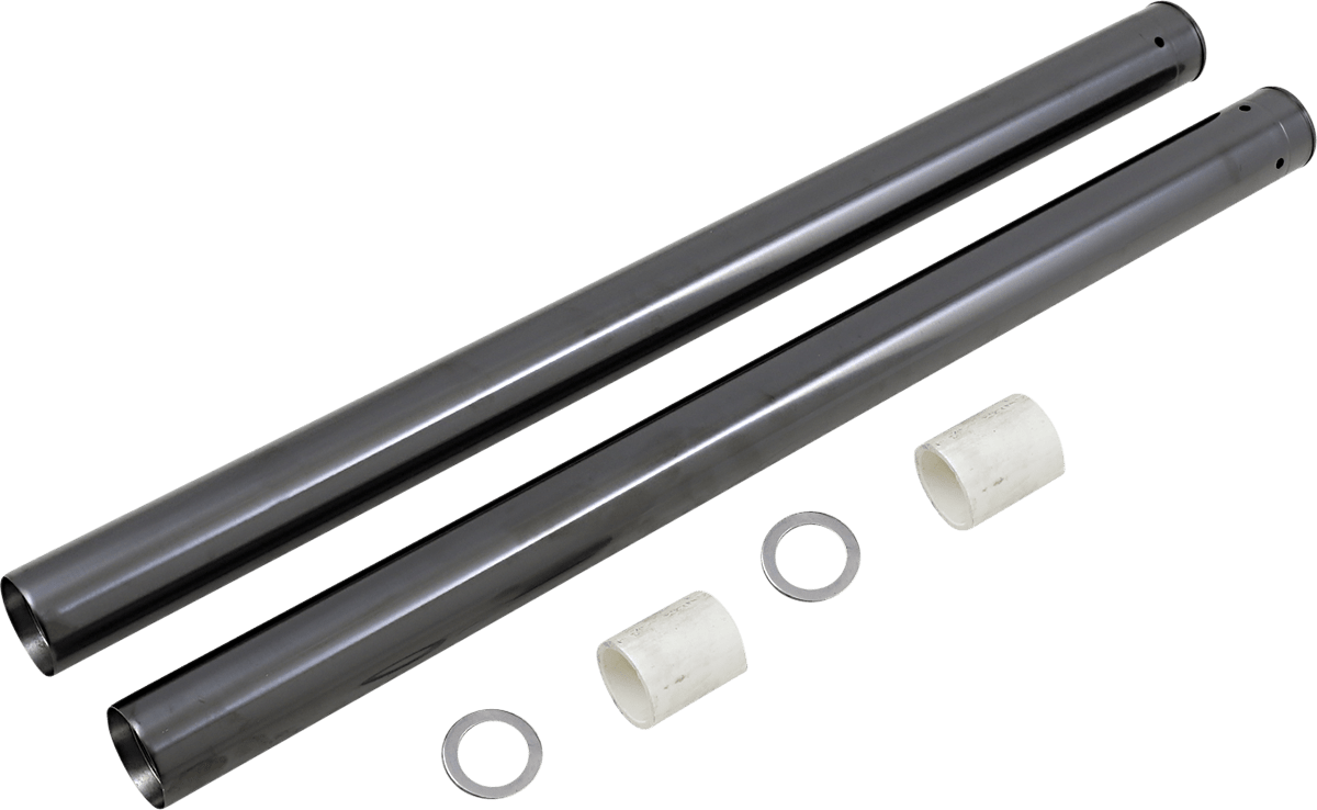 CUSTOM CYCLE ENGINEERING-49mm Black Fork Tubes / '06-'17 Dyna-Fork Tubes-MetalCore Harley Supply