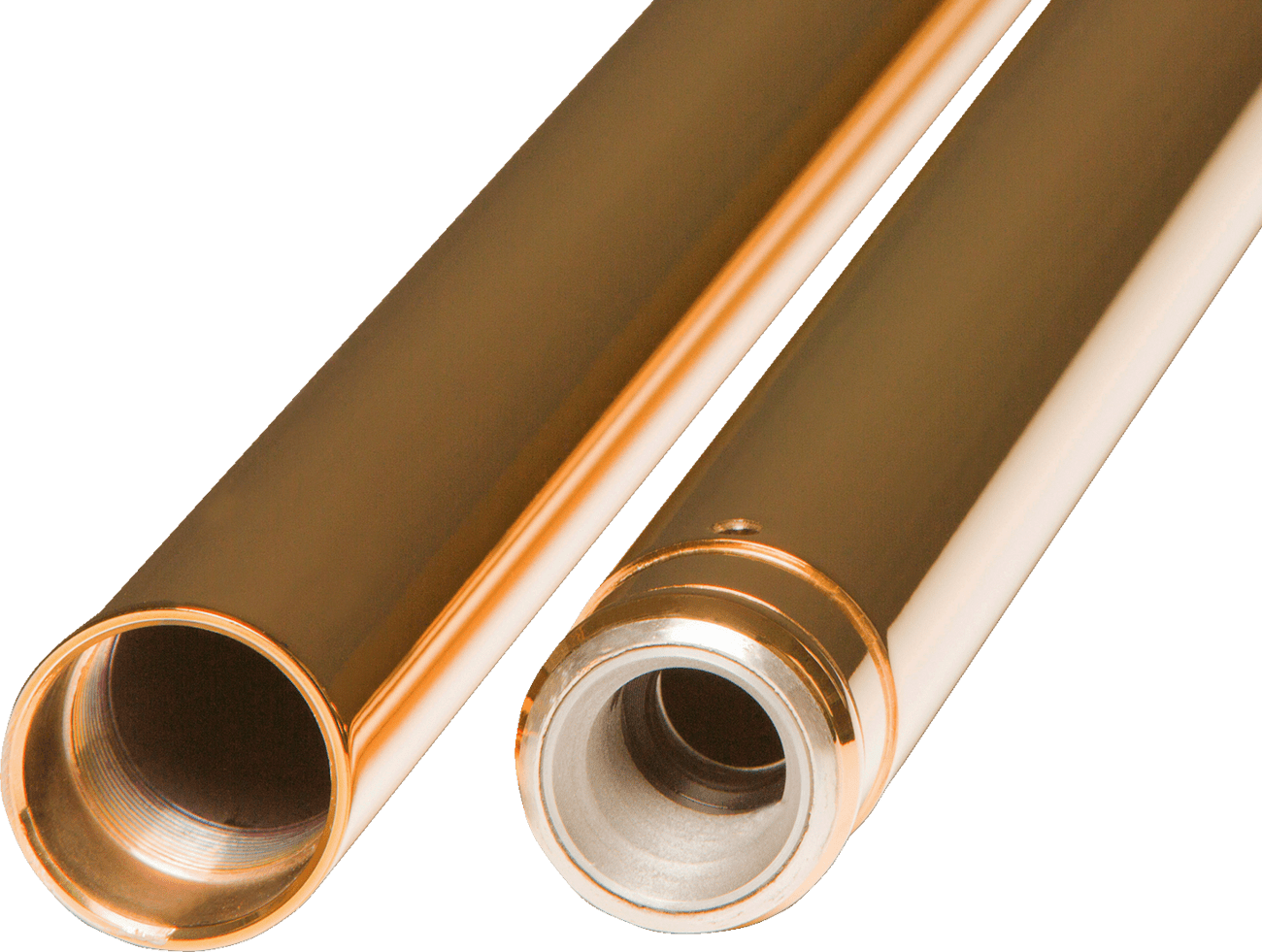 CUSTOM CYCLE ENGINEERING-49mm Gold Fork Tubes / '16-'22 XL-Fork Tubes-MetalCore Harley Supply