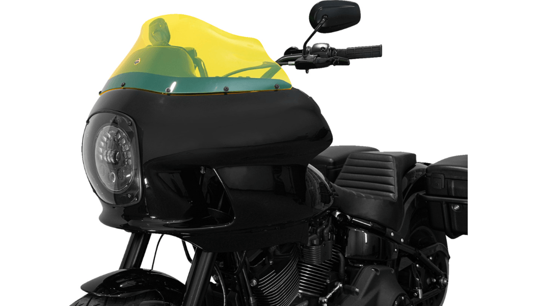KLOCK WERKS-9" Ice Kolored Flare Windshield / FXRP-Windshields-MetalCore Harley Supply