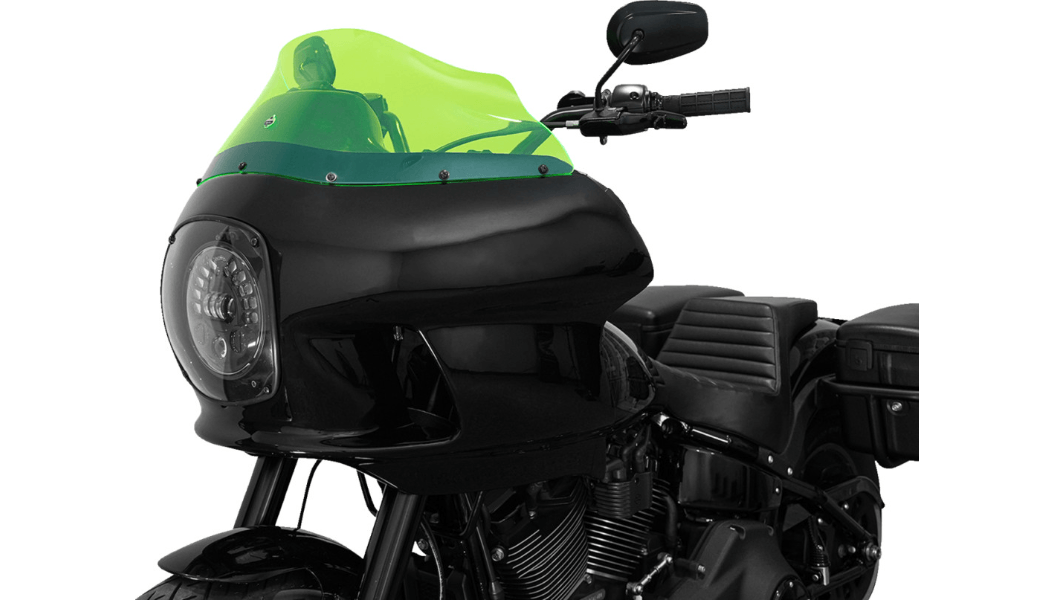 KLOCK WERKS-9" Ice Kolored Flare Windshield / FXRP-Windshields-MetalCore Harley Supply