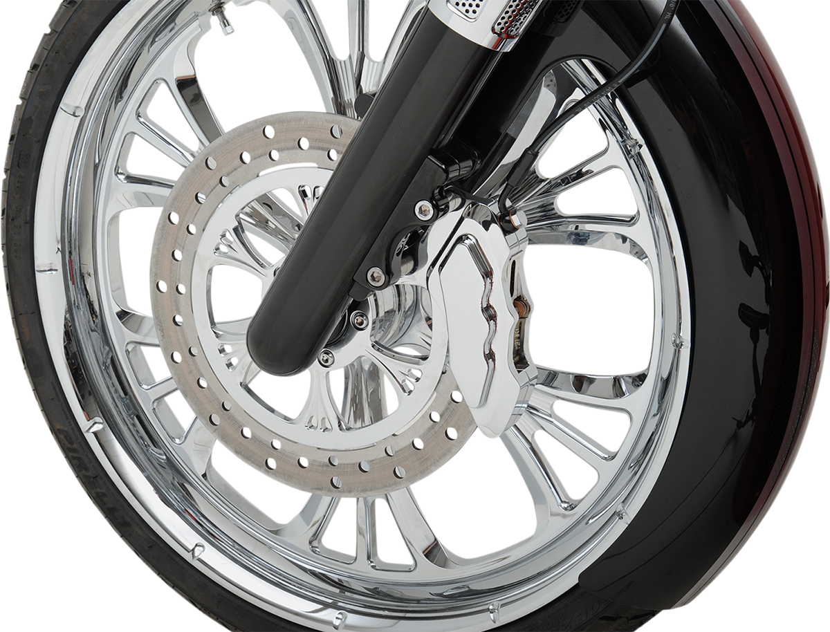 HAWG HALTERS-6-Piston Front Direct Bolt-On Brake Calipers for 13" Rotor-Brake Caliper-MetalCore Harley Supply