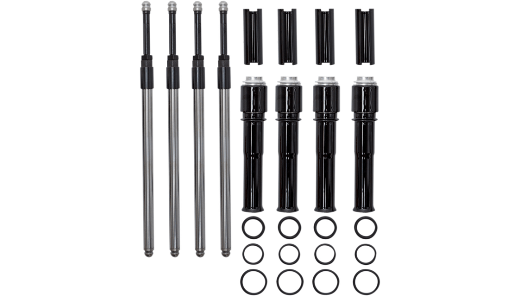 S&S CYCLES-Adjustable Pushrods with Covers / M8-Pushrods-MetalCore Harley Supply