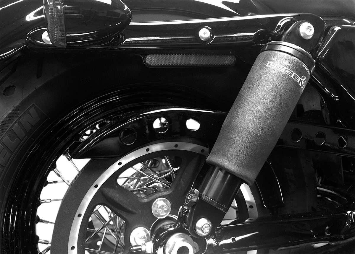 LEGEND SUSPENSION-AIR-A Adjustable Air Suspension / '04-'13 Sportster-Shocks - Air Ride-MetalCore Harley Supply