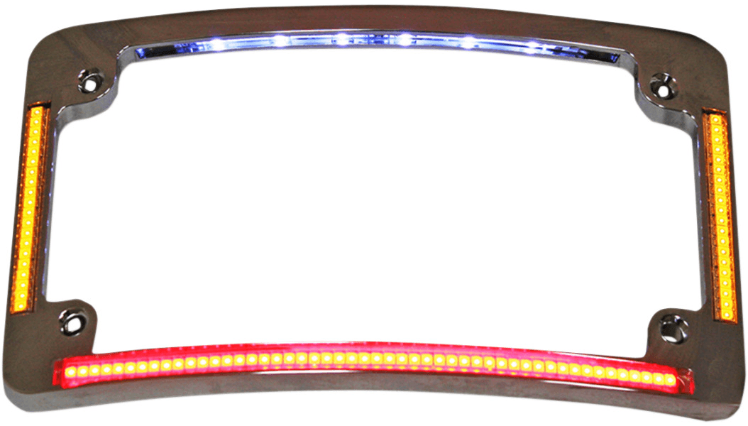 CUSTOM DYNAMICS-All-In-One License Plate Frame-License Plate Frame-MetalCore Harley Supply