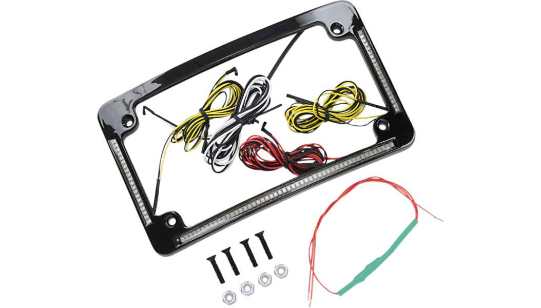 custom dynamics light up license plate frame