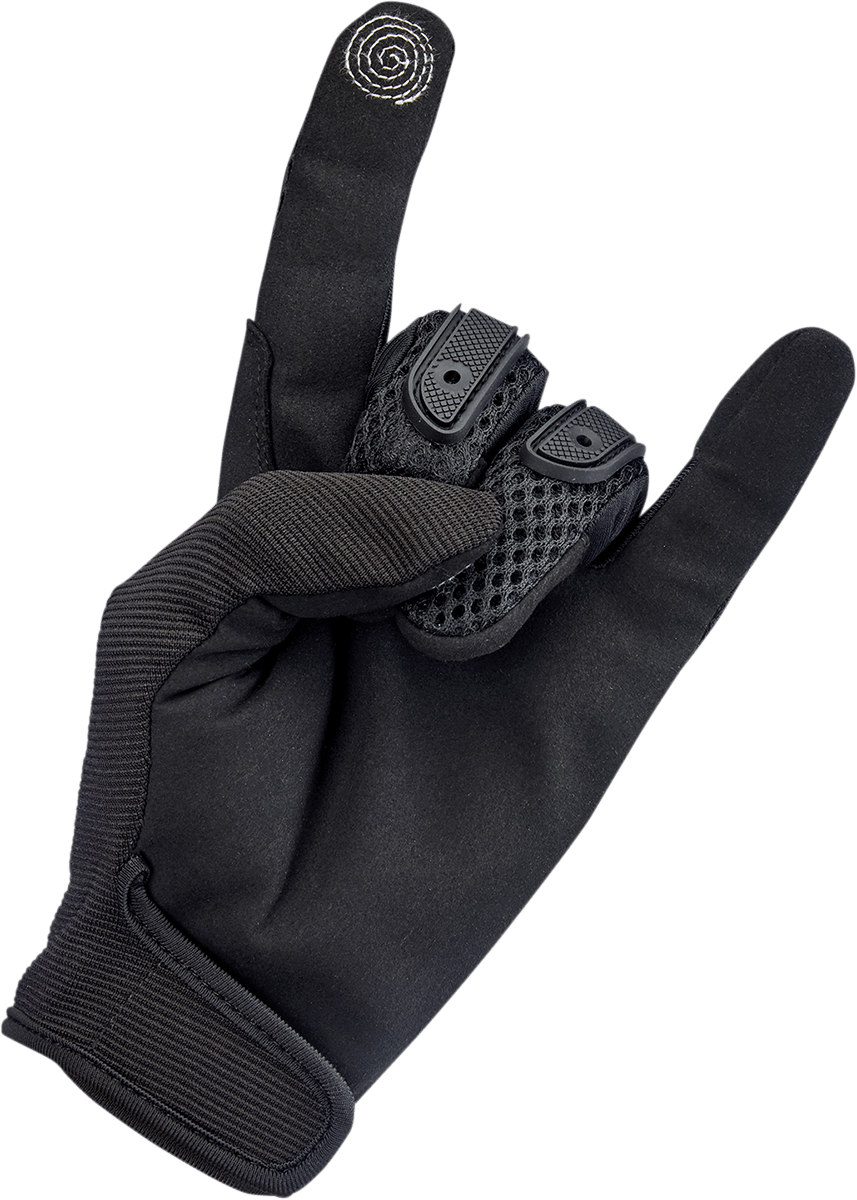 BILTWELL-Anza Gloves / Red Black-Gloves-MetalCore Harley Supply