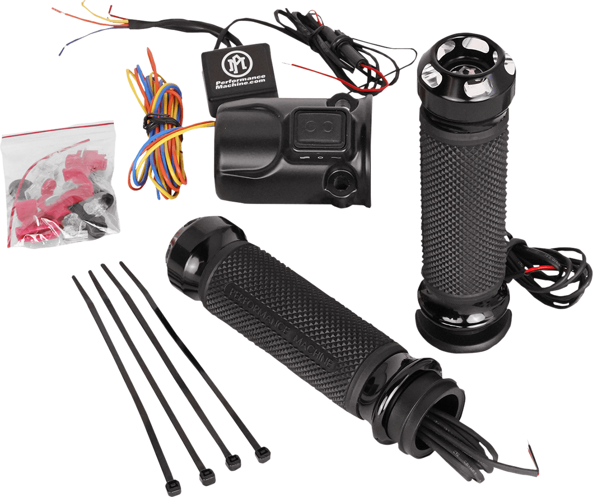 PERFORMANCE MACHINE-Apex Heated Grips-Grips-MetalCore Harley Supply