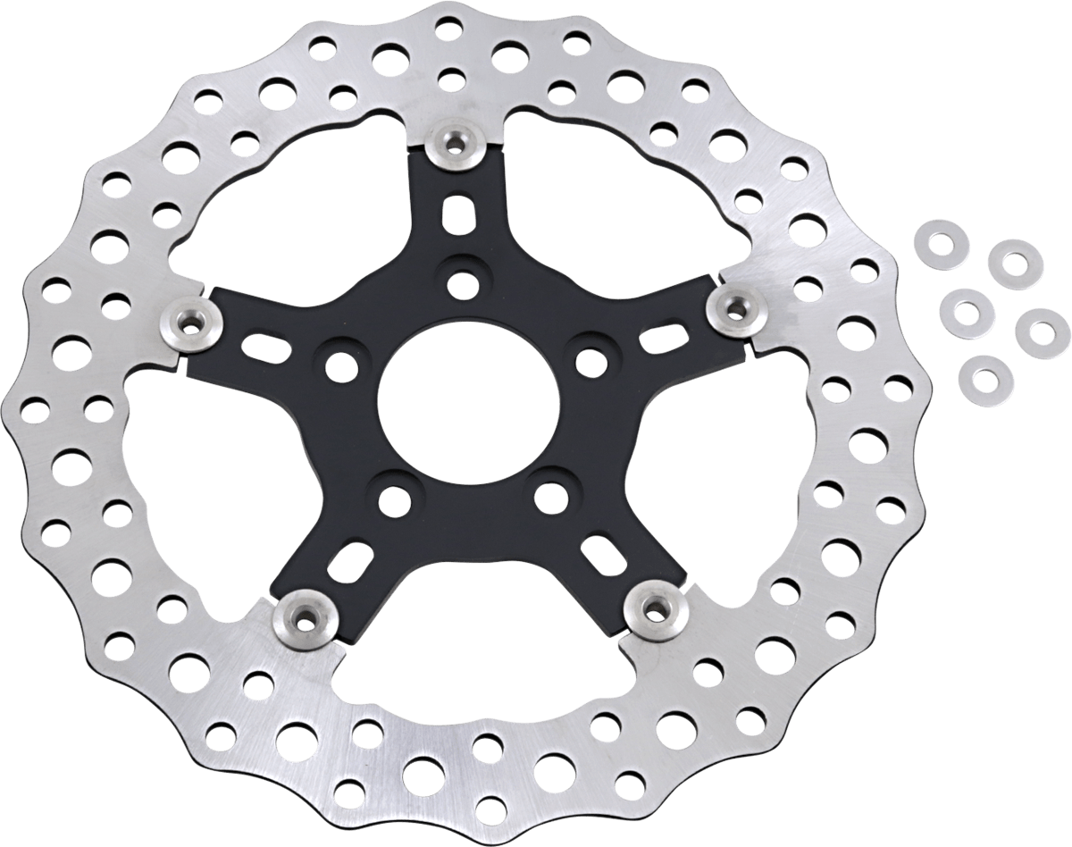 ARLEN NESS-Jagged Floating Rotors / 11.5" & 11.8" '00-'23 Big Twin, '00-'13 XL-Rotors-MetalCore Harley Supply