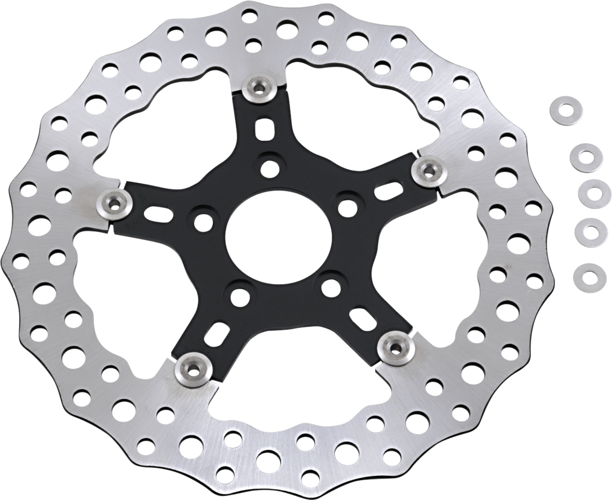 ARLEN NESS-Jagged Floating Rotors / 11.5" & 11.8" '00-'23 Big Twin, '00-'13 XL-Rotors-MetalCore Harley Supply