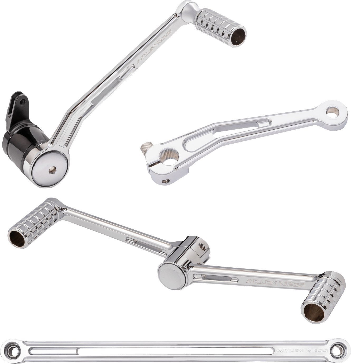 ARLEN NESS-SpeedLiner Foot Control Kits - '14-'22 Bagger-Brake / Shifter Arms-MetalCore Harley Supply
