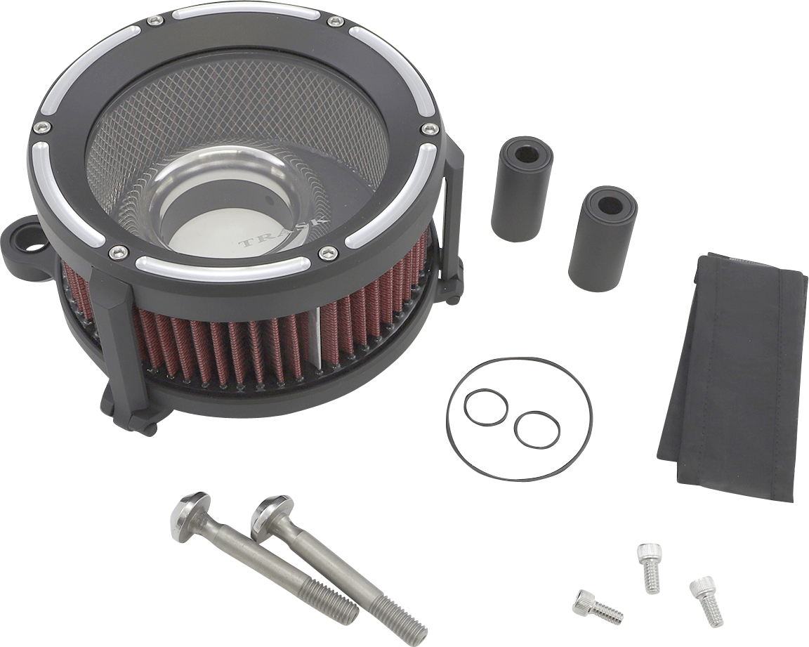 TRASK-Assault Air Cleaners / Twin Cam Bagger-Air Filter-MetalCore Harley Supply