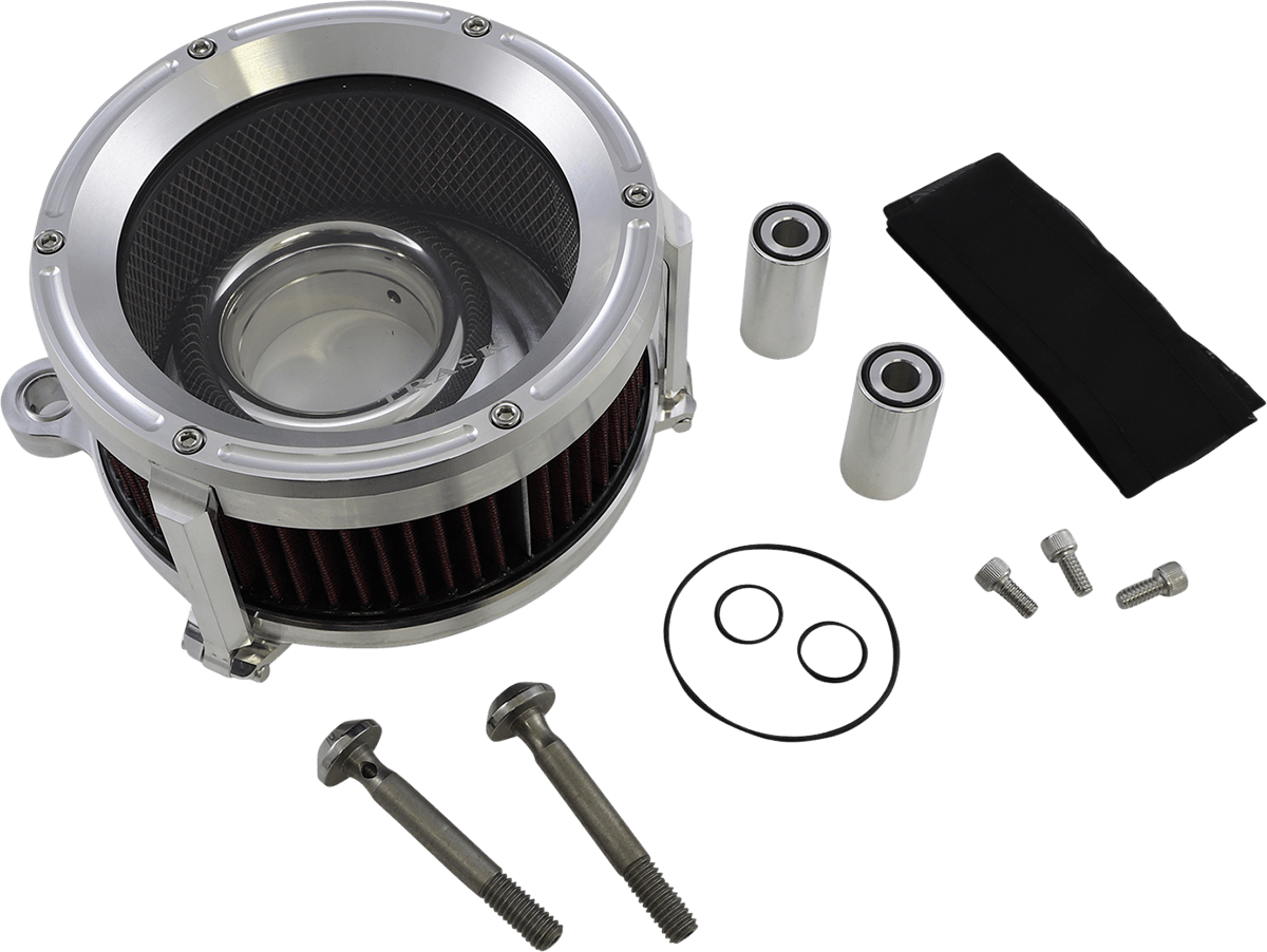 TRASK-Assault Air Cleaners / Twin Cam Bagger-Air Filter-MetalCore Harley Supply